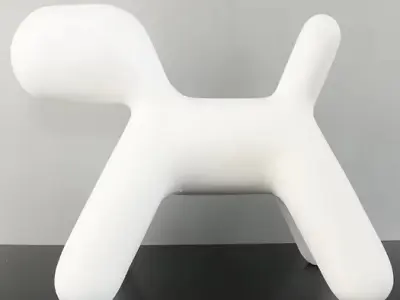 Dog Statue Resin  Home Decoration Soft Craft Gift - 3D print 3D print model