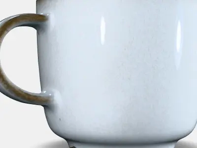 GLADELIG mug Low-poly 3D model