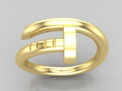 Ring M59 The luxury female ring wedding 3D print model
