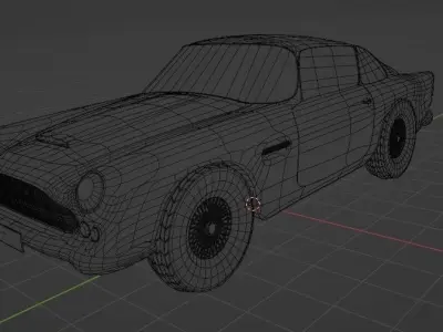 Aston martin DB4 3D model