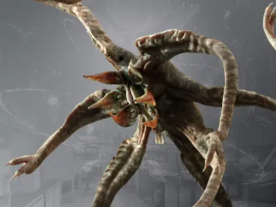 Trilobite Prometheus Low-poly 3D model