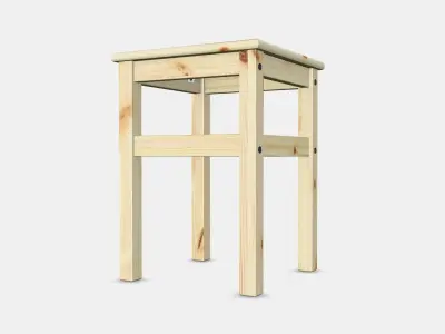 ODDVAR Stool 3D model