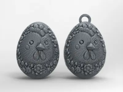 Easter egg decor 3dmodel 3D print model