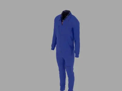 Engineer Uniform Low-poly 3D model