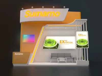 Exhibition Design OQ18 3D model