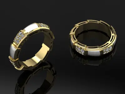Bulgari Ring Serpenti Viper 3D print model