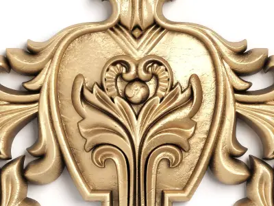 Carved decor 3 3D model
