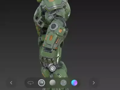 Sci Fi Armored Hulk  Iron Monster Mech  3D Model High Poly Low-poly 3D model