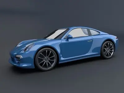 Porsche Carrera 911 4s 2014 restyled 3D model