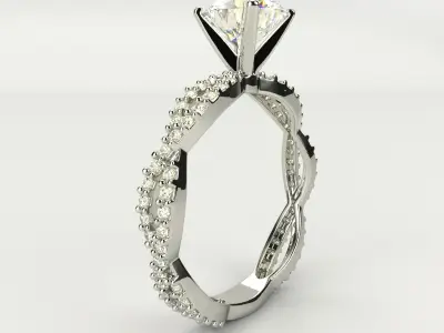 Ring 5544 - Engagement 3D print model