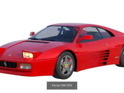 Collection of sports cars 3D Model Pack