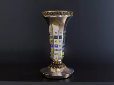 F1 Trophy - FIA World Constructors Championship Low-poly 3D model