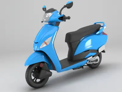 Hero Maestro Scooter 3d Model 3D model