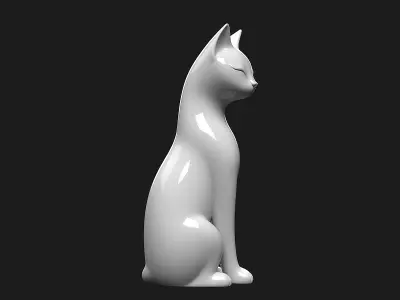 Cat Decoration 3D print model