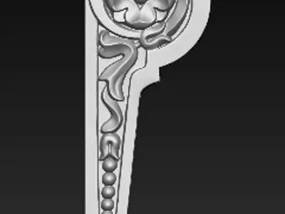 Corbel Decorative 2   3D model 3D print model