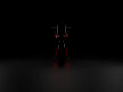 Concept Tesla Bike 3D model