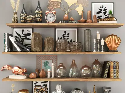 Decorative set 04 3D model