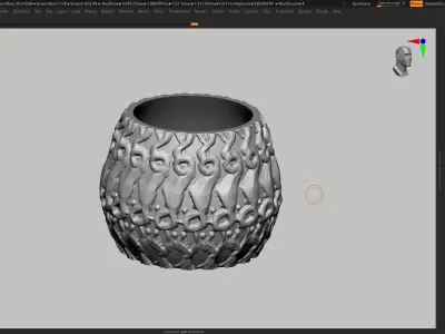 vase 3d print 396 3D print model