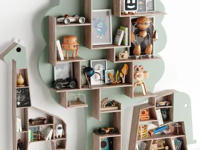 Children Room Set 4 Like A Movie Star 3D model