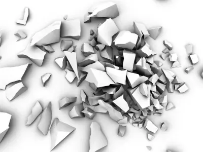 Rubble and Rocks 3D model