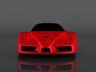 Ferrari FXX Low-poly 3D model
