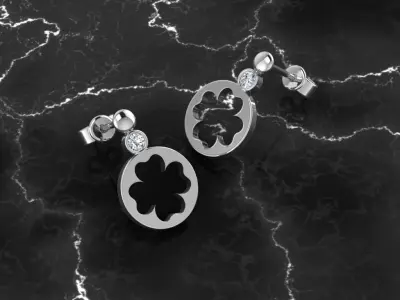 Jewelry Earring 3D print model