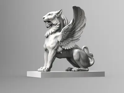 Griffin for 3d print 3D print model