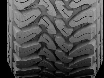 Car Tire - Toyo Open Country TIRE  3D model