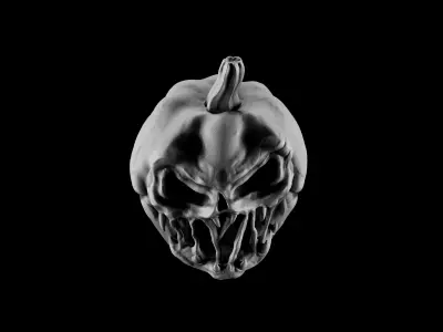 Scary Halloween Pumkin 3D print model