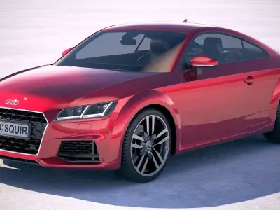 Audi TT Coupe 2019 3D model
