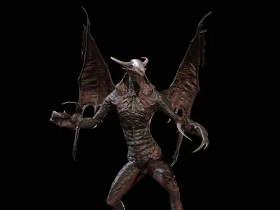 PeroDemon Low-poly 3D model