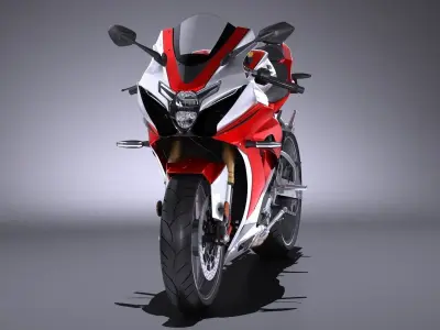 Generic Sport Bike 2017 3D model