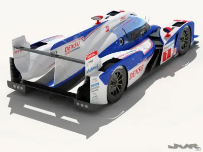 Toyota TS030 LeMans 2012 3D model