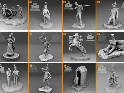 Napoleon War 3D Model Collection