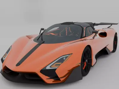 SSC Tuatara Striker 3D model