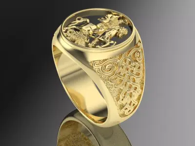 rings 136  3D print model