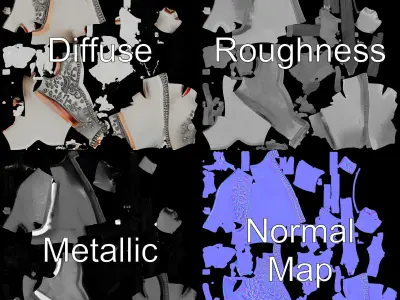 Intricate Venetian Mask Model Pack Low-poly 3D model