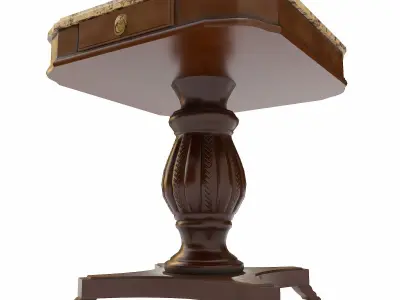 Antique Table PBR   3D model