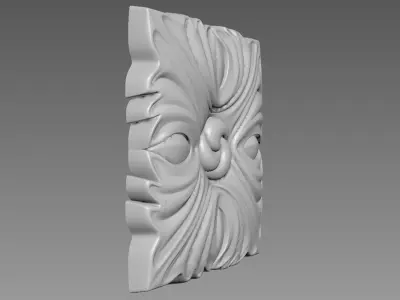Decor square 04 3D model