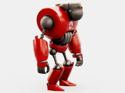 CRAZY FROG ROBOT Rigged for Unreal Engine - Unity - MIXAMO 3D model
