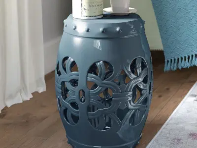 Dickison Garden Stool 3D model