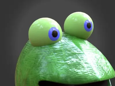 Bull toad 3D model