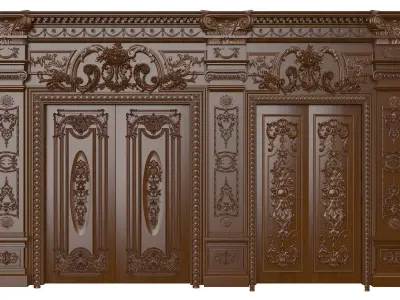 Royal Door 7 3D model