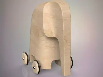 Toy Elephant 3D model