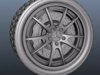 Mercedes AMG TYRE 3D model