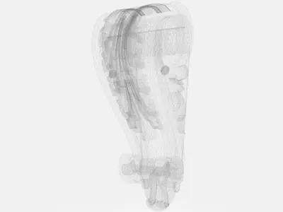 Carved corbel for cnc 3 3D model