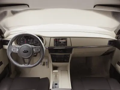 2016 Kia Optima Low-poly 3D model