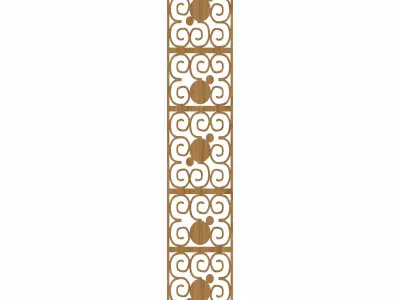 Decorative panel STL 3D model