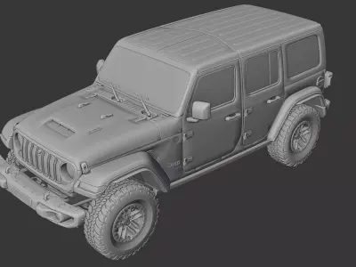 Jeep Wrangler Rubicon 392  3D print model