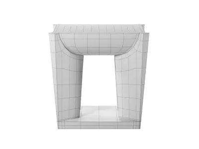 Cubist Table 3D model